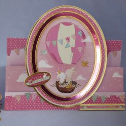 Bunnies in a Balloon Hoppy Birthday Card
