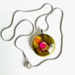 Pendant - Crystal Green/Pink 3