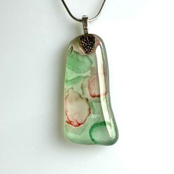 Pendant - Pink/Green SeaGlass 1 Pendant - Pink/Green SeaGlass 2