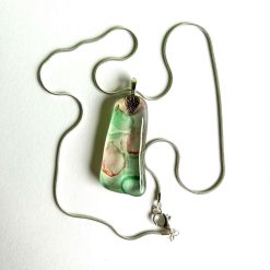 Pendant - Pink/Green SeaGlass 2 Pendant - Pink/Green SeaGlass 3