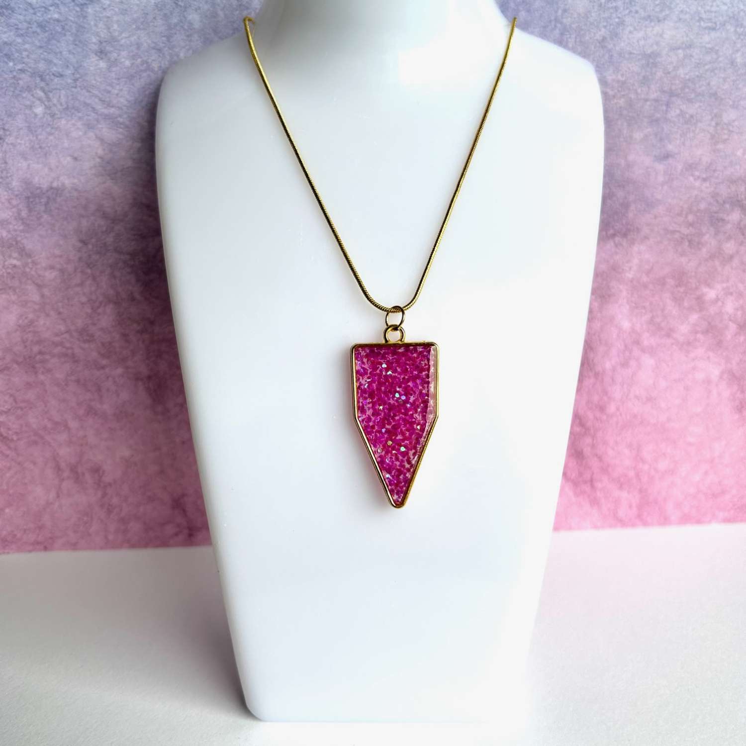 Pendant - Pink Sparkle Pendant - Pink Sparkle
