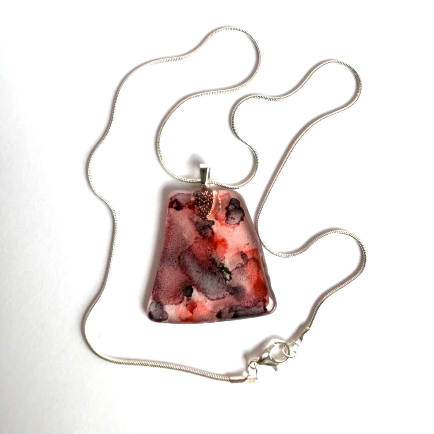 Pendant - Pink Smoke SeaGlass Pendant - Pink Smoke SeaGlass