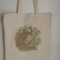 Peacock tote bag