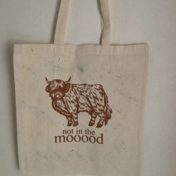 Highland cow tote bag