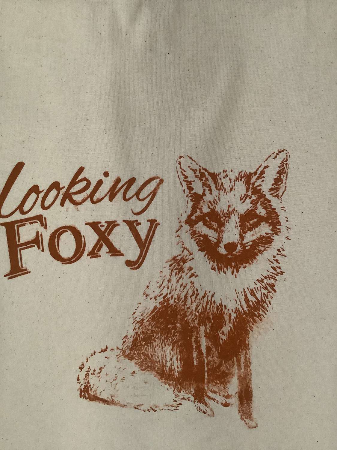 Fox tote bag Fox tote bag