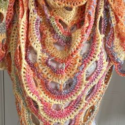Crochet Shawl Multi Colours 2