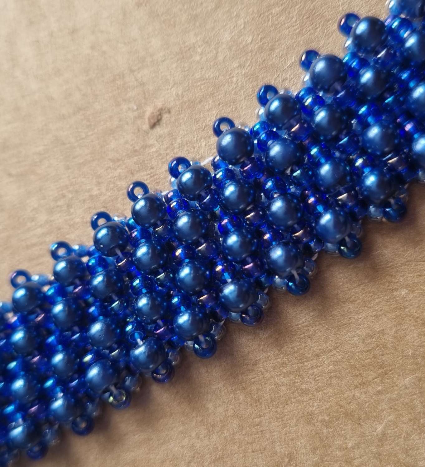 Blue beaded Braclet Blue beaded Braclet
