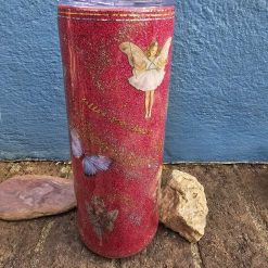 Fairies and Butterflies Glitter Tumbler