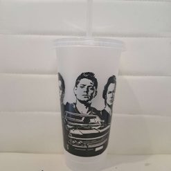Supernatural cold cup with straw and lid
