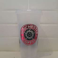 Supernatural cold cup with straw and lid 2