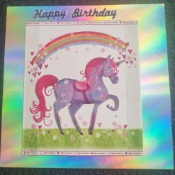 Rainbow Unicorn Card