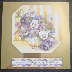 Pansies and Violets Card