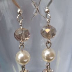 Crystal & Pearl Earrings
