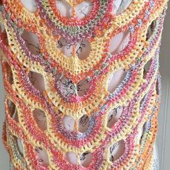 Crochet Shawl Multi Colours 1