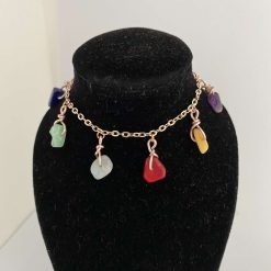 Rose Gold Gemstone Bracelet