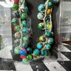 Crochet bracelet(glass)