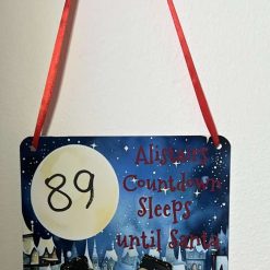 Countdown - Sleeps Until Santa - Personalised - 2 Designs