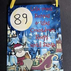 Countdown - Sleeps Until Santa - Personalised - 2 Designs 4 Countdown - Sleeps Until Santa - Personalised - 2 Designs 4