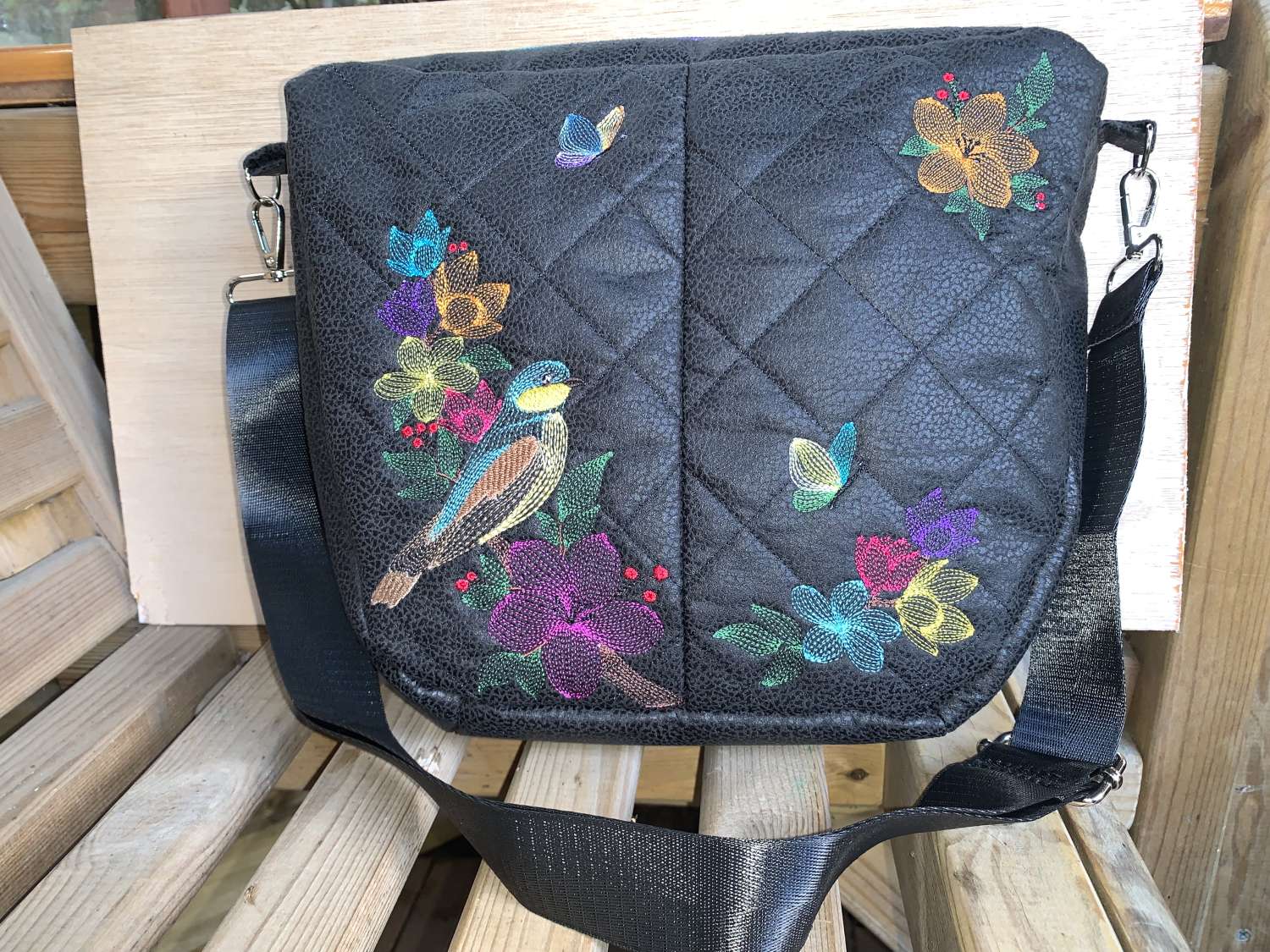 Floral/bird crossbody bag Floral/bird crossbody bag