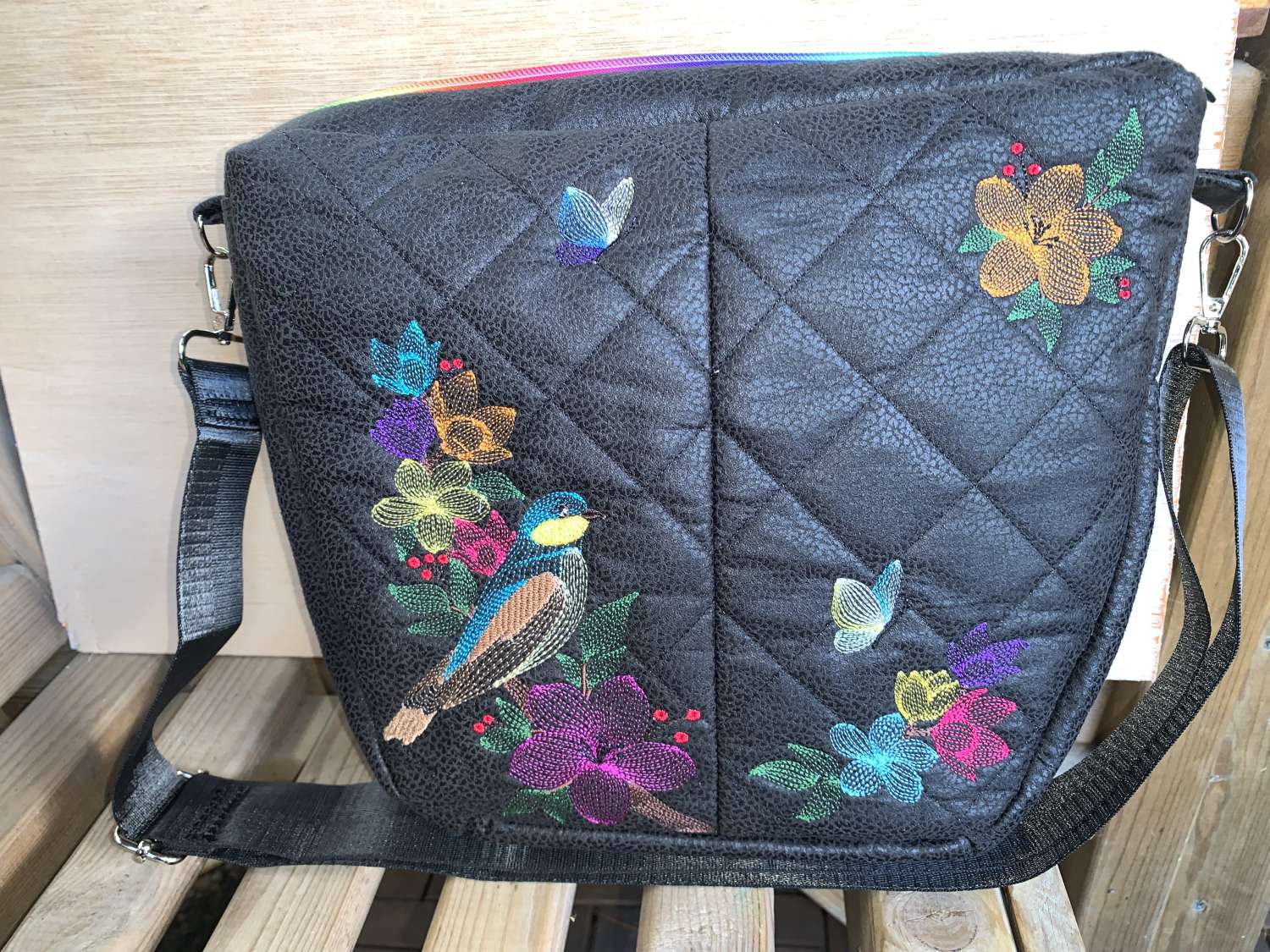 Floral/bird crossbody bag Floral/bird crossbody bag