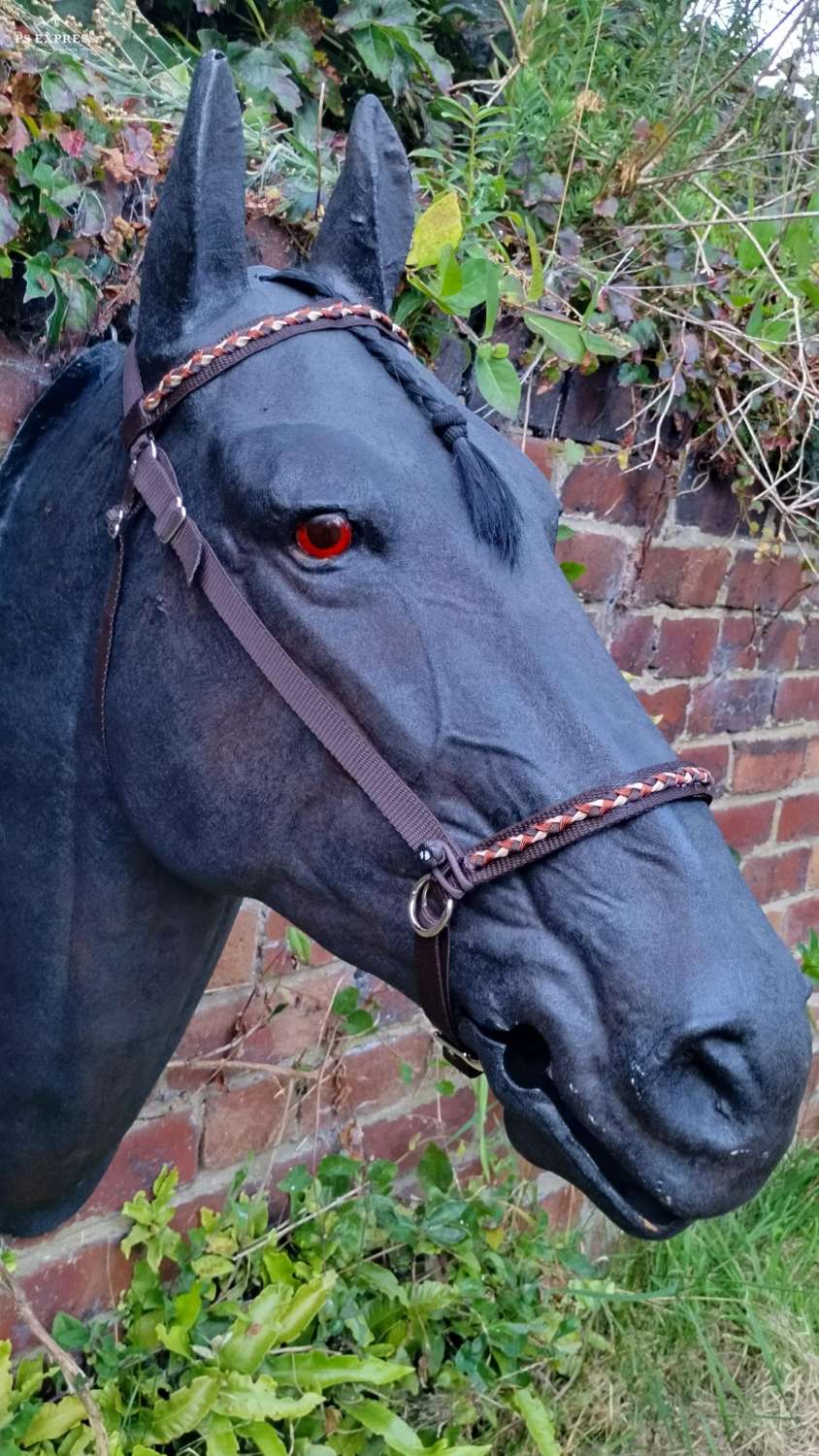 Sidepull Bridle - Brown Sidepull Bridle - Brown