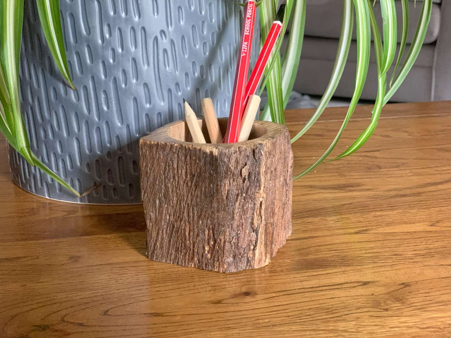 Upcycled Pencil/Pen Holder from Solid Oak MadeMe