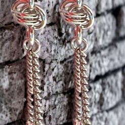 E - Chainmaille Dangly Earrings