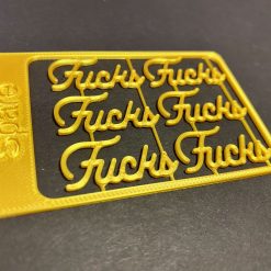 Spare F*cks Card for your Wallet.