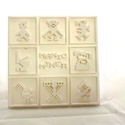 Manic Miner White Plaque