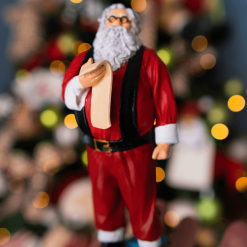 Santa Reading his wish list