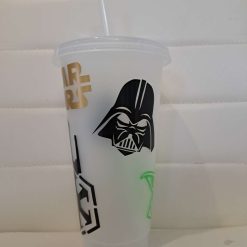 Star wars cold cup with straw and lid 1 Star wars cold cup with straw and lid 1