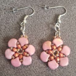 Ginko leaf flower earrings 1 Ginko leaf flower earrings 1