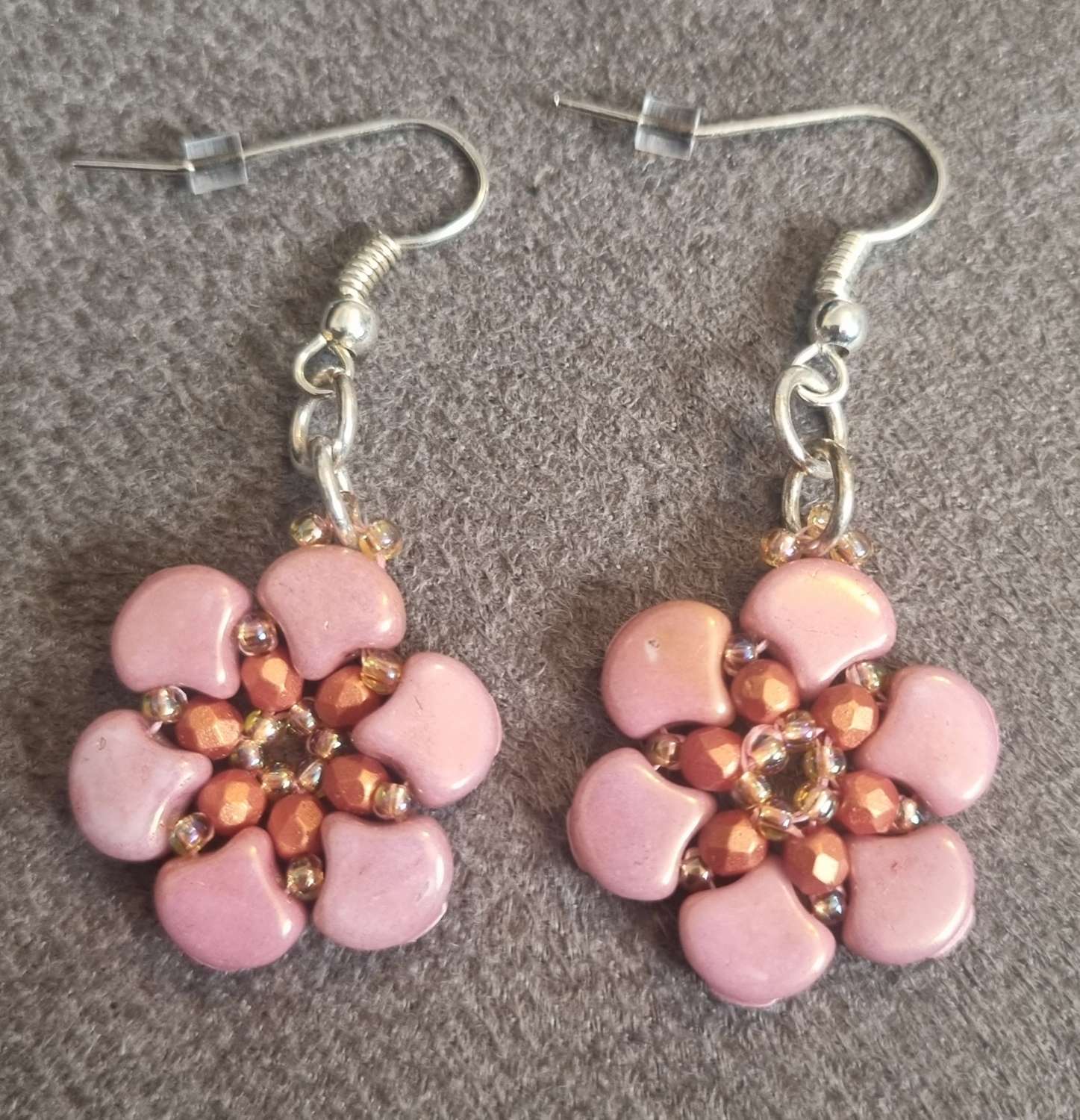 Ginko leaf flower earrings Ginko leaf flower earrings