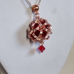 Japanese Ball Chainmail Pendant 4 Piece Jewellery Set 7 Japanese Ball Chainmail Pendant 4 Piece Jewellery Set 7