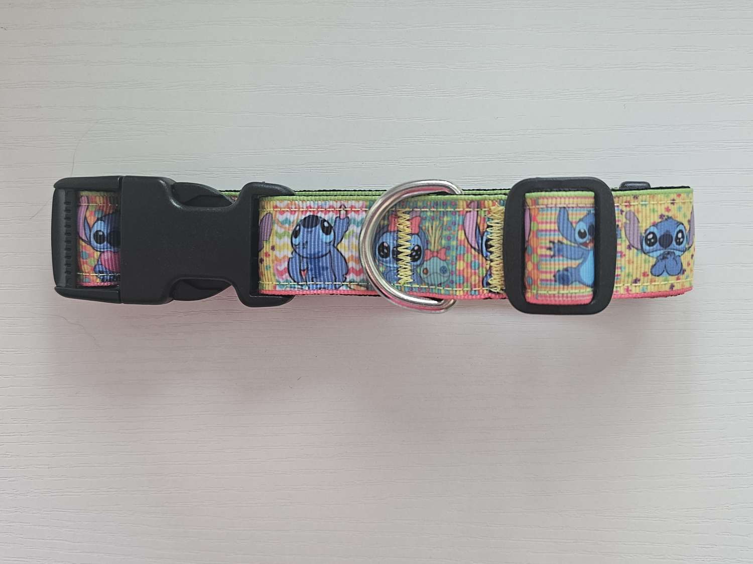 Stitch inspired handmade adjustable Dog Collar MadeMe