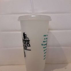 Stranger things glow in the dark cold cup with straw and lid 1 Stranger things glow in the dark cold cup with straw and lid 1