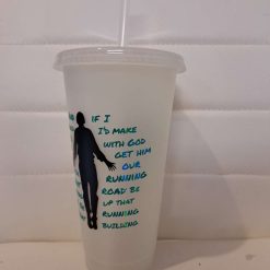 Stranger things glow in the dark cold cup with straw and lid 3 Stranger things glow in the dark cold cup with straw and lid 3