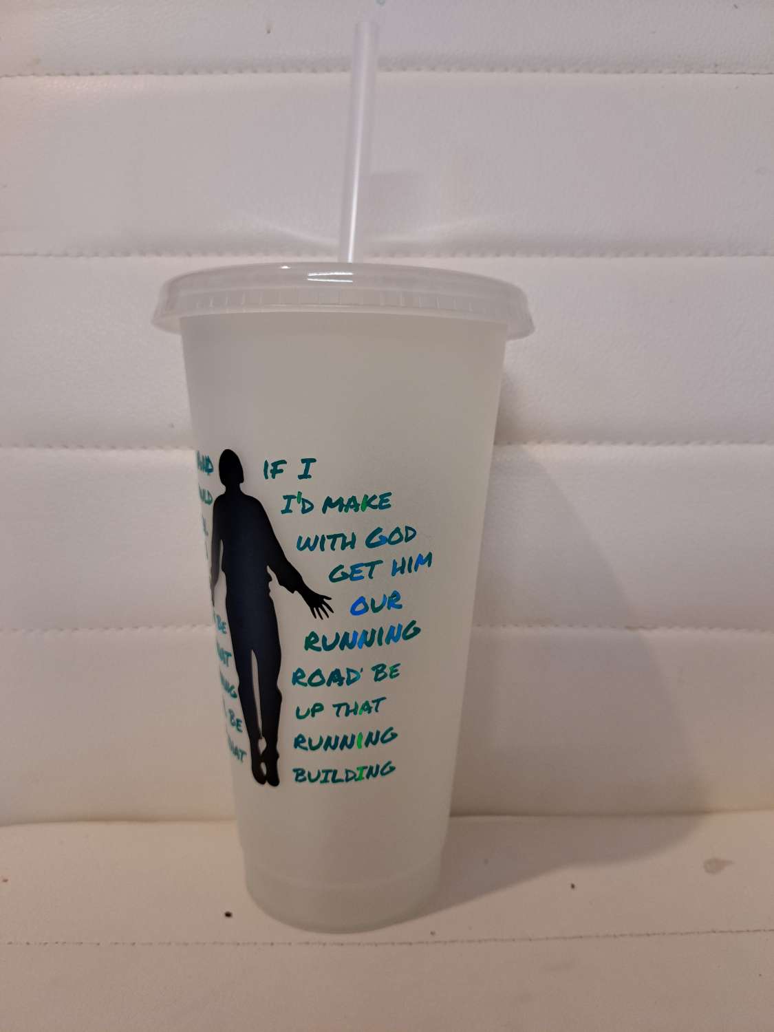 Stranger things glow in the dark cold cup with straw and lid Stranger things glow in the dark cold cup with straw and lid
