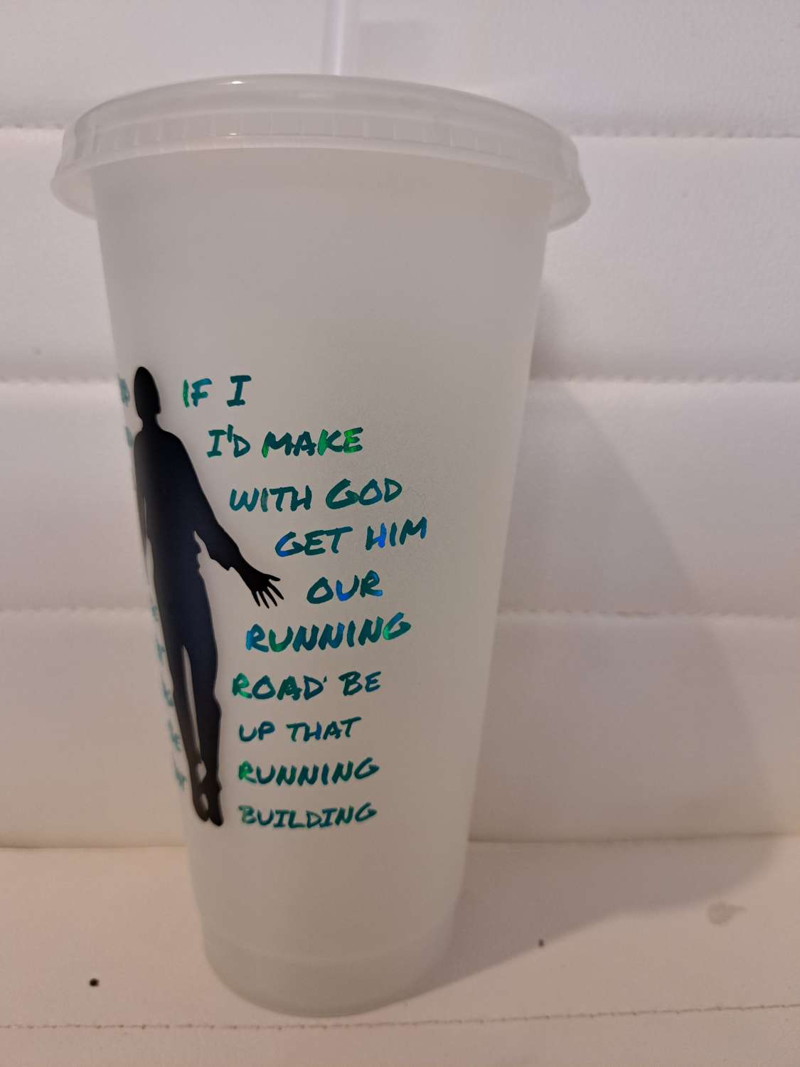 Stranger things glow in the dark cold cup with straw and lid Stranger things glow in the dark cold cup with straw and lid