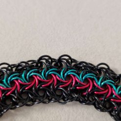 Handmade Moorish Rose 3 Row Chainmail Bracelets in 3 Colours 9