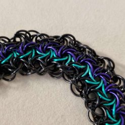 Handmade Moorish Rose 3 Row Chainmail Bracelets in 3 Colours 7