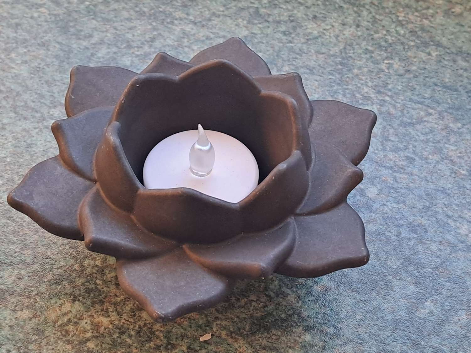 Black tea light holder MadeMe