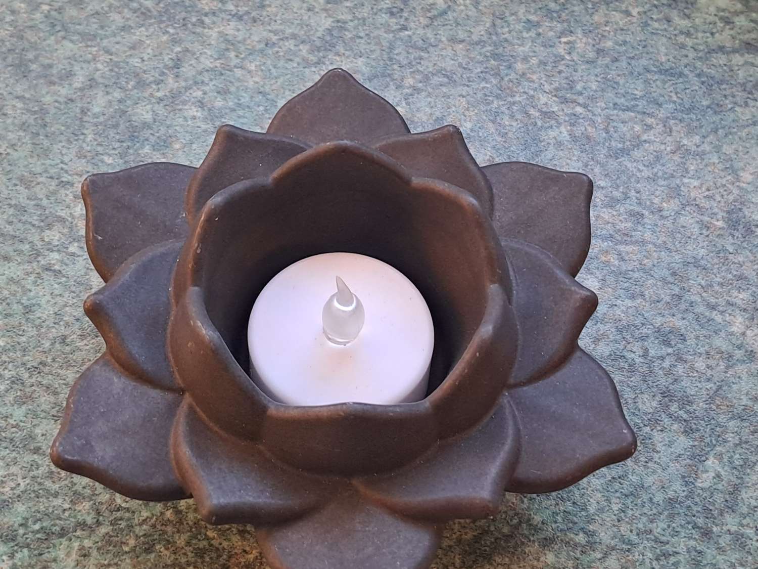 Black tea light holder MadeMe