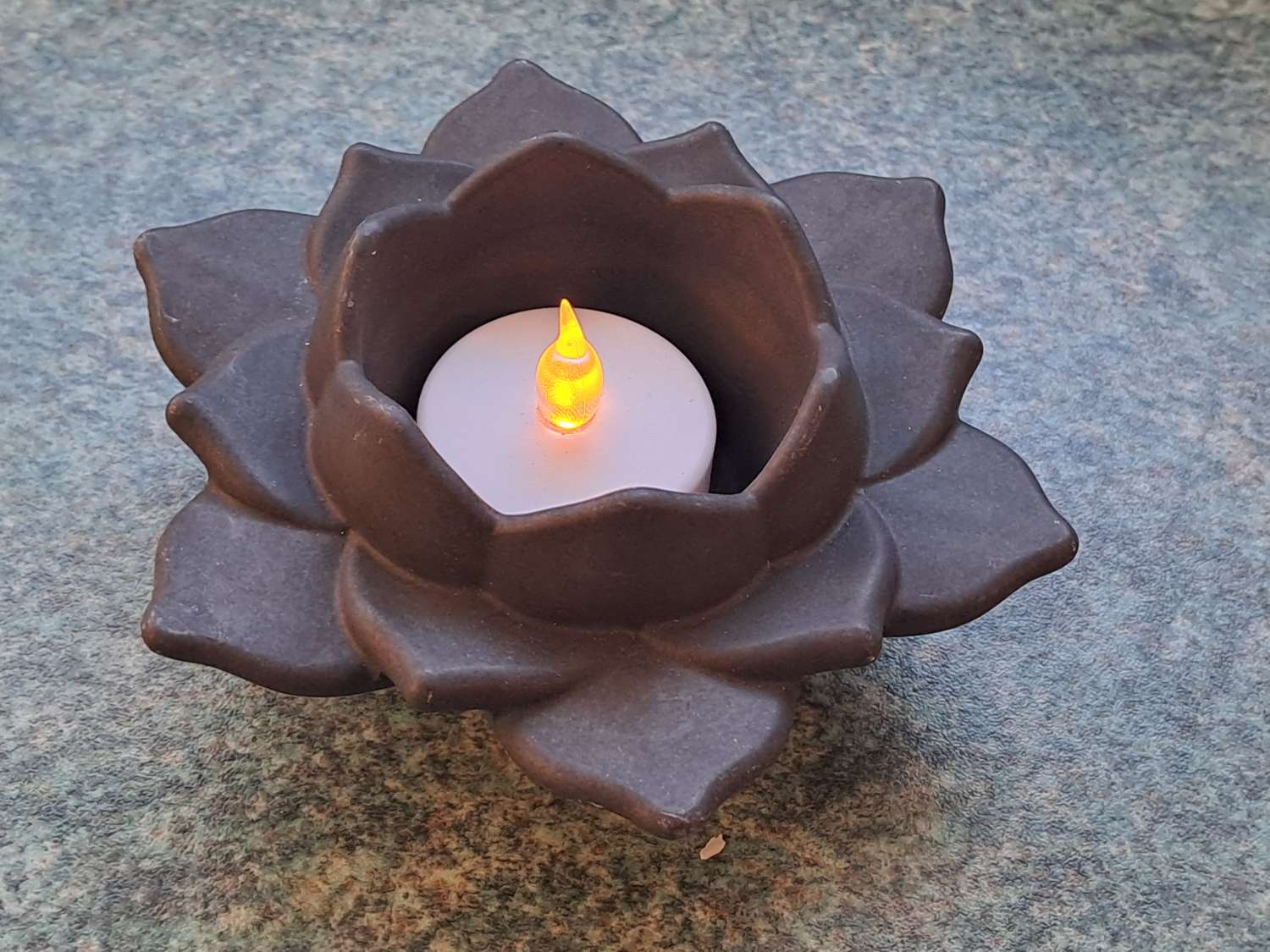 Black tea light holder MadeMe