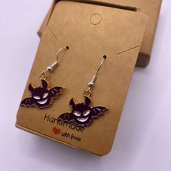 Halloween Bat Earrings