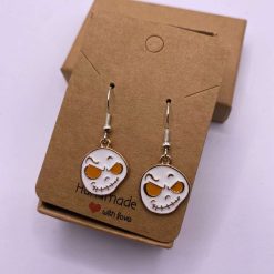 Halloween Ghost Head Earrings