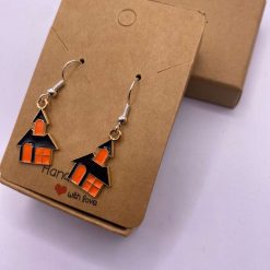 Halloween House Earings