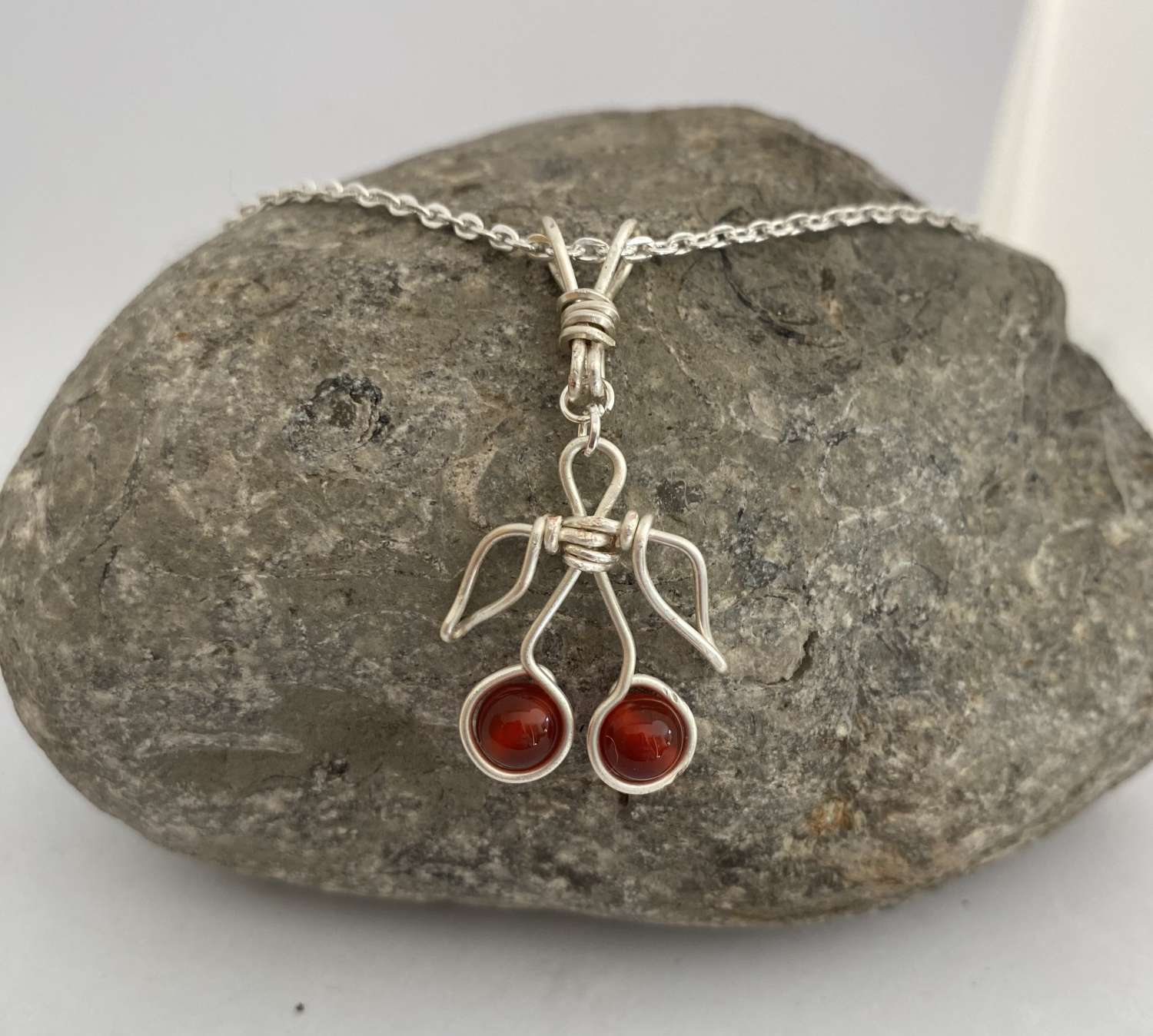 Cherry Necklace / Cherry Pendant Cherry Necklace / Cherry Pendant