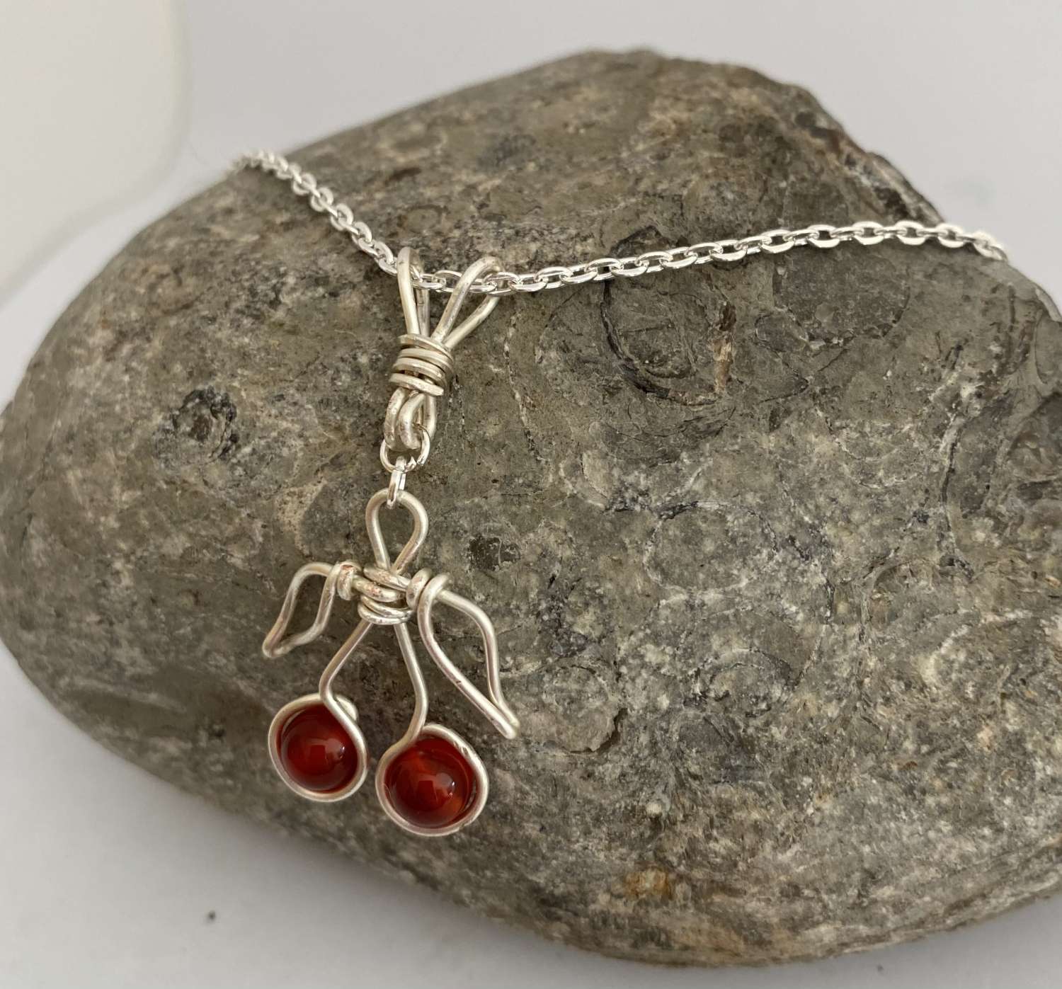 Cherry Necklace / Cherry Pendant Cherry Necklace / Cherry Pendant