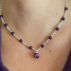 Purple Pendant Necklace 1 Purple Pendant Necklace 1